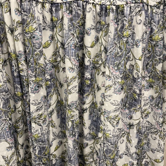 Torrid Mini Clip Dot Front Keyhole Dress Womens 2X Pristine Floral Chiffon Light - Picture 4 of 11